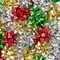 40 Pcs Christmas Gift Bow Assortment - (2 Sizes: 3.5 Inches + 4.5 Inches) Red, Green, Gold, Silver Bow for Christmas, Birthday, Wedding, Baby Shower, Bridal Showers